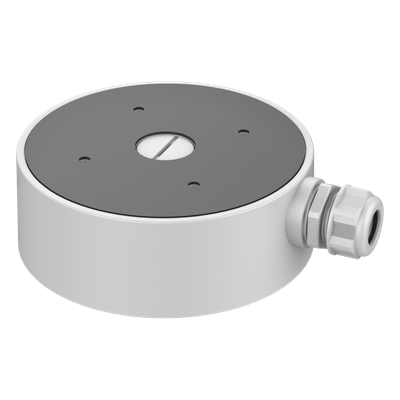 Caja de Conexión para Domo IP / Aleación de Aluminio / 160×55 mm (6.3×2.1 in) / Exterior / 442.6 g