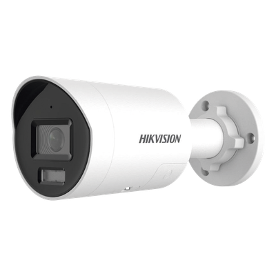 Bala IP / 8 Megapixel / Lente 2.8 mm / 40 m IR + Luz Blanca / 131 ft / Audio 2 Vías / IP67 NEMA 4X / WDR 130 dB / ColorVu 3.0 / AcuSense 3.0