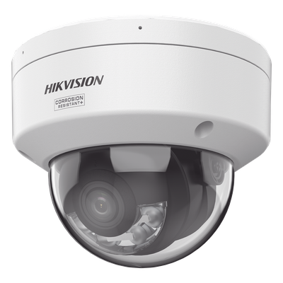 Domo IP / 4 Megapixel / Lente 2.8 mm / 30 m IR + Luz Blanca / IP67 NEMA 4X / WDR 130 dB / ColorVu 3.0 / AcuSense 3.0 / 98 pies Alcance