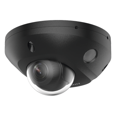 Mini Domo IP / 4 Megapixel / Dual Light 30 m (98.4 ft) / WDR 120 dB / IP67 / IK08 / PoE / AcuSense / Audio Bidireccional