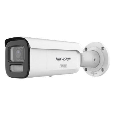 Bala IP 8 Megapixel / Lente Mot. 2.8 a 12 mm / 60 mts IR + Luz Blanca / Exterior IP67 / WDR 130 dB / ACUSENSE 3.0 / Metal / NEMA 4X / ACUSEEK