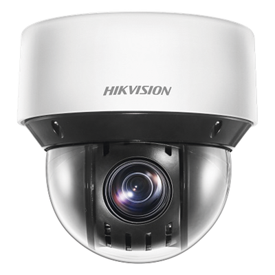 Mini Domo IP PTZ / 4 Megapixel / Zoom Óptico 25x / IR Inteligente 50 m (164 ft) / WDR 120 dB / Autoseguimiento / PoE+ / IP66