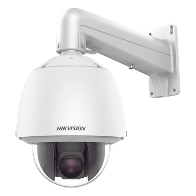PTZ IP / 4 Megapixel / 25X Zoom Óptico / Smart IR 150 m (492.1 ft) / IP66 / IK10 / PoE+ / AI-ISP / Audio y Alarmas I/O