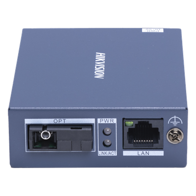 Convertidor de Medios / Receptor Óptico RX / Fibra Monomodo SC / Alcance 20 km (12.4 mi) / 1 Puerto SFP 100 Mbps / 1 Puerto RJ45 10/100 Mbps / Plug and Play