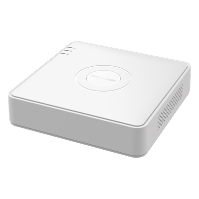 DVR Pentahíbrido / 4 Canales TurboHD + 1 Canal IP / 2 Megapixel (1080p) Lite / AcuSense Lite / Audio por Coaxitron / H.265+ / 1 Bahía HDD