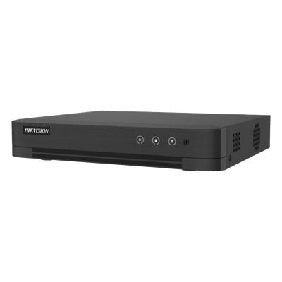 DVR Pentahíbrido / 4 Canales TurboHD + 1 Canal IP / 2 Megapixel (1080p) Lite / AcuSense Lite / Audio Bidireccional Coaxitron / H.265+ / 1 Bahía HDD 4 TB