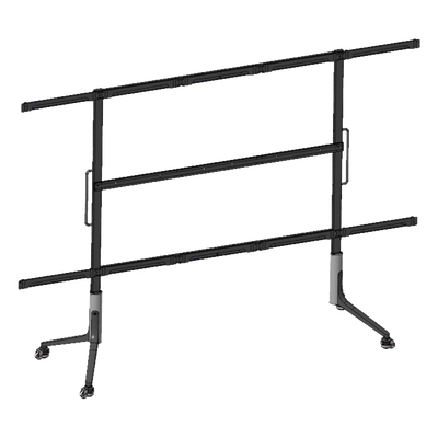 Montaje de Piso Móvil / Pantalla All-In-One 135″ / Carga 300 kg (661.39 lb) / Acero SGCC y Aluminio AL6061 / Ruedas con Seguro