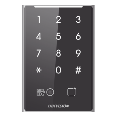 Lector de Acceso Multitecnología / Tarjetas PROX EM 125 kHz / Códigos QR / Teclado de Contraseña / RS485 y WIEGAND / IP65
