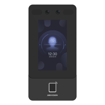Terminal de Control de Acceso Facial / Reconocimiento 1,500 Rostros / Lector MIFARE 13.56 MHz / Cámara Dual 2 MP / Pantalla Táctil 4.3″ / PoE y Wi-Fi / IP65 / -30°C a 60°C (-22°F a 140°F)