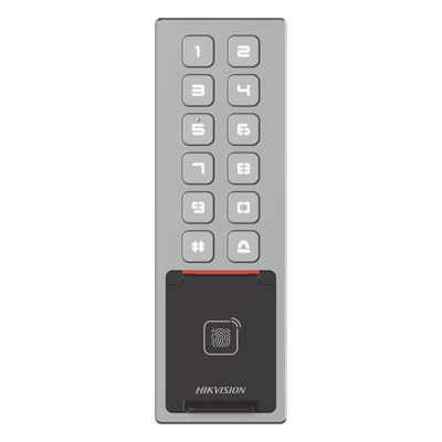 Teclado de Control de Acceso / Wi-Fi / Antivandálico IP65 & IK08 / Lector MIFARE 13.56 MHz / Huella / Bluetooth / 3,000 Usuarios