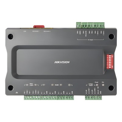 Controlador de Acceso para Elevadores / 128 Pisos / TCP-IP / 20,000 Tarjetas / 2 Lectores Wiegand o RS-485 / 5 Salidas de Relé
