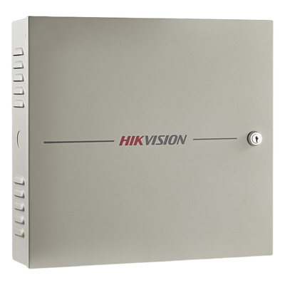 Controlador de Acceso / 4 Puertas / 8 Lectores Huella y Tarjeta / 100,000 Tarjetas / 300,000 Eventos / TCP-IP / Integración Video / Gabinete con Fuente 12V DC 8A