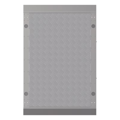 Base para Torniquete / 1 Carril / 90 cm (2.95 ft) / Instalación sin Anclaje / Serie DS-K3B961
