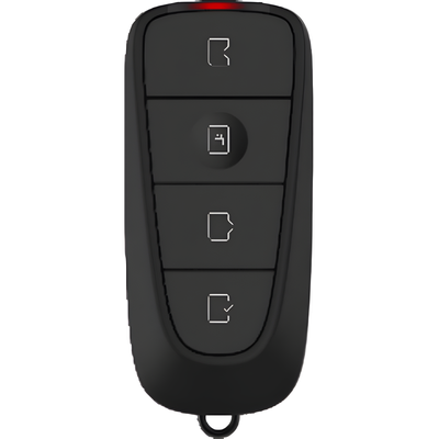 Control Remoto Tipo Llavero / 433 MHz / 4 Botones / LED Indicador / IP40 / 3.1′ × 1.4′ × 0.8′
