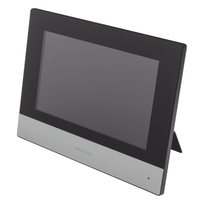 Monitor IP WiFi Touch Screen / Pantalla 7″ / Resolución 1024 x 600 / Wi-Fi 2.4 GHz / Ethernet 10/100 Mbps / PoE Estándar / Audio Bidireccional / Integración 16 Cámaras IP 2 MP