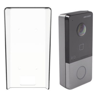Kit Videoportero IP / 2 Megapixel / PoE IEEE802.3af / IP65 / WDR 129° / 1 Departamento / 6 Monitores / 128 Tarjetas Mifare / 1 Salida Relay / -40°C a +53°C (-40°F a +127°F)