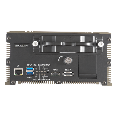 NVR Móvil / 5 Canales / 2 Megapixel / GPS Integrado / 2 Bahías HDD 2.5″ / Alimentación 9-32 VCC