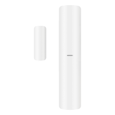 HIKVISION AX PRO / Contacto Magnético Inalámbrico 3 en 1 / 2 Zonas Cableadas / 433 MHz / Montaje en Metal