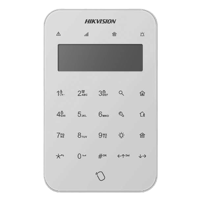 Teclado Inalámbrico / Pantalla Táctil LCD / Armado y Desarmado / Control de Relevadores / AES-128 / 433 MHz