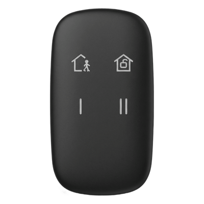 Control Remoto de Armado / 433 MHz Bidireccional / Teclas Programables / Batería CR2032 / 16 g / Negro