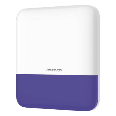 Sirena Inalámbrica con Estrobo / Exterior IP65 / 110 dB / Batería 3 Años / AES-128 / 433 MHz