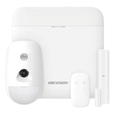 Kit de Alarma Inalámbrica / 48 Zonas / GSM 3G/4G / Wi-Fi 2.4 GHz / PIR con Cámara 640×480 / AES-128 / 433 MHz