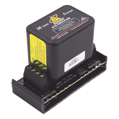 Protector Modular de Voltaje / 2 Pares / Hot-Swap / Tecnología SAD / 36 V / Voz Datos y Señalización