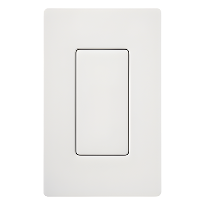 Inserto Ciego para Placa de Pared / Instalación a Presión / 2 a 6 Espacios / Blanco Brillante