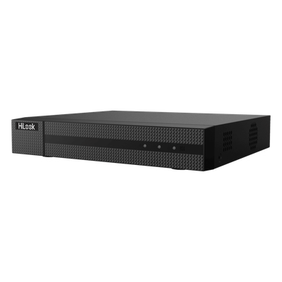 DVR Pentahíbrido / 4 Canales TurboHD + 2 Canales IP / 5 Megapixel Lite – 3K Lite / Audio Bidireccional por Coaxitron / AcuSense Lite / H.265+ / 1 Bahía HDD hasta 10TB / Salida Full HD HDMI+VGA