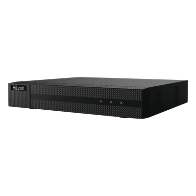 DVR Híbrido / 16 Canales / 8 TurboHD + 8 IP / 8 Megapixel (4K) / H.265+ / Audio por Coaxitron / 1 Bahía HDD