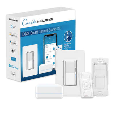 Kit de Inicio Smart Home / Atenuador Sin Neutro 150 W LED / 600 W Incandescente / Hub y Control Remoto / Compatible Apple HomeKit