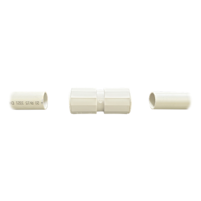 Cople para Tubería Rígida / 25 mm (1″) / IP67 / Libre de Halógenos / Auto-extinguible / Sin Pegamento