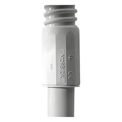 Conector de Transición Rígido-Flexible / PVC Auto-Extinguible / 32 mm / IP65 / -24 a 60°C / Sin Halógenos