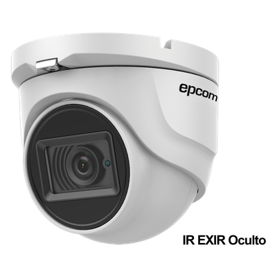 Cámara Eyeball TURBOHD / 8 Megapixel / Gran Angular 102.9° / IR EXIR 30 m (98.4 ft) / IP67 / Multitecnología TVI-AHD-CVI-CVBS
