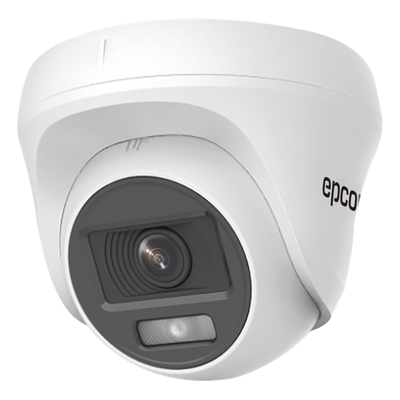 Cámara Turret TURBOHD / 2 Megapixel / Color 24/7 / Luz Blanca 20 m (65.6 ft) / Micrófono Integrado / 4 Tecnologías / Interior