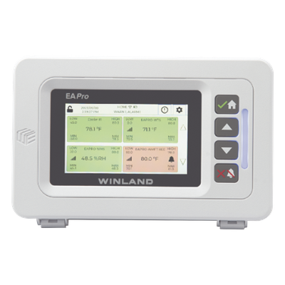 Monitor IP de Entorno / 34 Zonas / 4 Sensores Cableados / 30 Sensores Inalámbricos / Rango -100°C a 150°C / Relés de Alarma