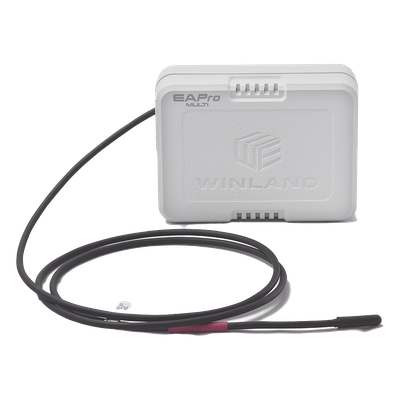 Transmisor Inalámbrico / Sensor de Temperatura y Humedad / Detección de Agua / 2.4 GHz 7 Canales / Alcance 152.4 m (500 ft) / Alimentación Dual AA o 12-24 V DC