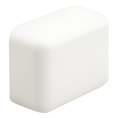 Tapa Final para Canaleta / LD3 / ABS / Blanco Mate / UL94V-0 / FT4 / 0°C a 50°C