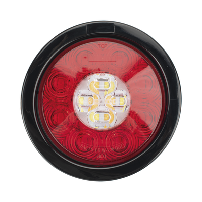 Plafón Circular Trasero / 16 LED / Rojo/Blanco/Ámbar / 5.4 Pulgadas / IP67 / 12-24 V / SAE Class I
