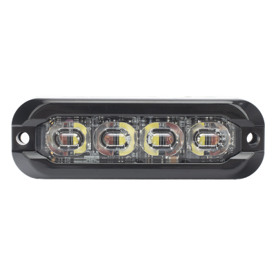 Luz de Advertencia Direccional Flexible / 8 LED Dual Color / 69 Patrones de Destello / IP69K / IP67 / SAE Clase I y II / 12-24 V