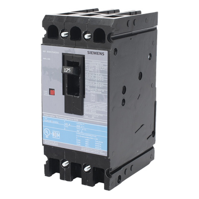 Interruptor Termomagnético / 3 Polos / 125 A / 600 VCA / 18 kA / Sin Zapatas / 400 Hz