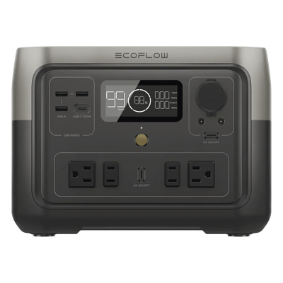 Estación de Energía Portátil / 512 Wh / 4 AC 500 W (1000 W Pico) / USB-C 100 W / Carga Solar 220 W / Wi-Fi y Bluetooth