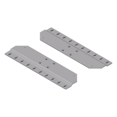 Soporte de Montaje en Pared / Aluminio / RAL 7035 / Espesor 2.5 mm / Sin Perforación de Gabinete