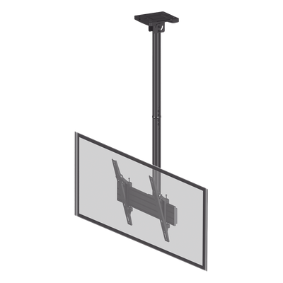 Soporte de Techo para Pantalla / 32″ a 75″ / VESA 100×100 a 400×400 / Carga Máxima 50 kg (110 lbs) / Inclinación y Rotación