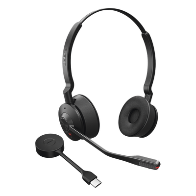Diadema Inalámbrica / DECT USB-A / Cancelación Activa de Ruido / Alcance 150 m (492.1 ft) / Multipunto 4 Auriculares / SafeTone 2.0