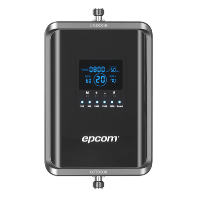 Amplificador de Señal Celular / 5G Pentabanda / 1000 m² (10763.9 ft²) / 70 dB Ganancia / VoLTE / Múltiples Operadores