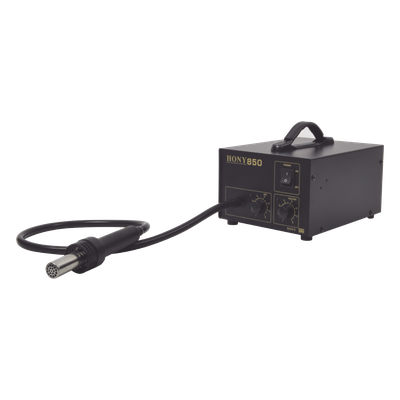 Estación de Soldadura SMD / Aire Caliente 20W / Flujo 23 L/min / 4 Boquillas / Diseño Antiestático