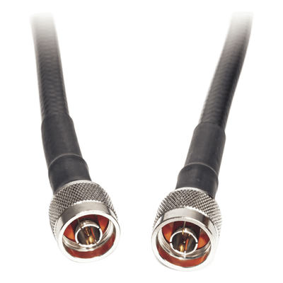 Jumper Coaxial / 15 m (49.21 ft) / N Macho a N Macho / 50 Ohm / LMR400 / Blindaje >90 dB