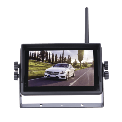 Monitor LCD Táctil / 7 Pulgadas / 2 Canales Simultáneos / Cámara IR Inalámbrica / -20°C a 70°C