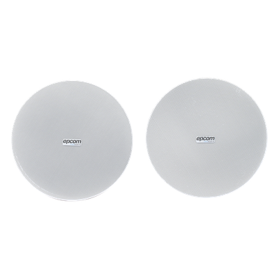 Kit de Bocinas de Plafón / 6.5 in / Bluetooth 5.0 / 2 x 20W RMS / Frameless / Woofer + Tweeter Coaxial / 70 Hz – 20 kHz